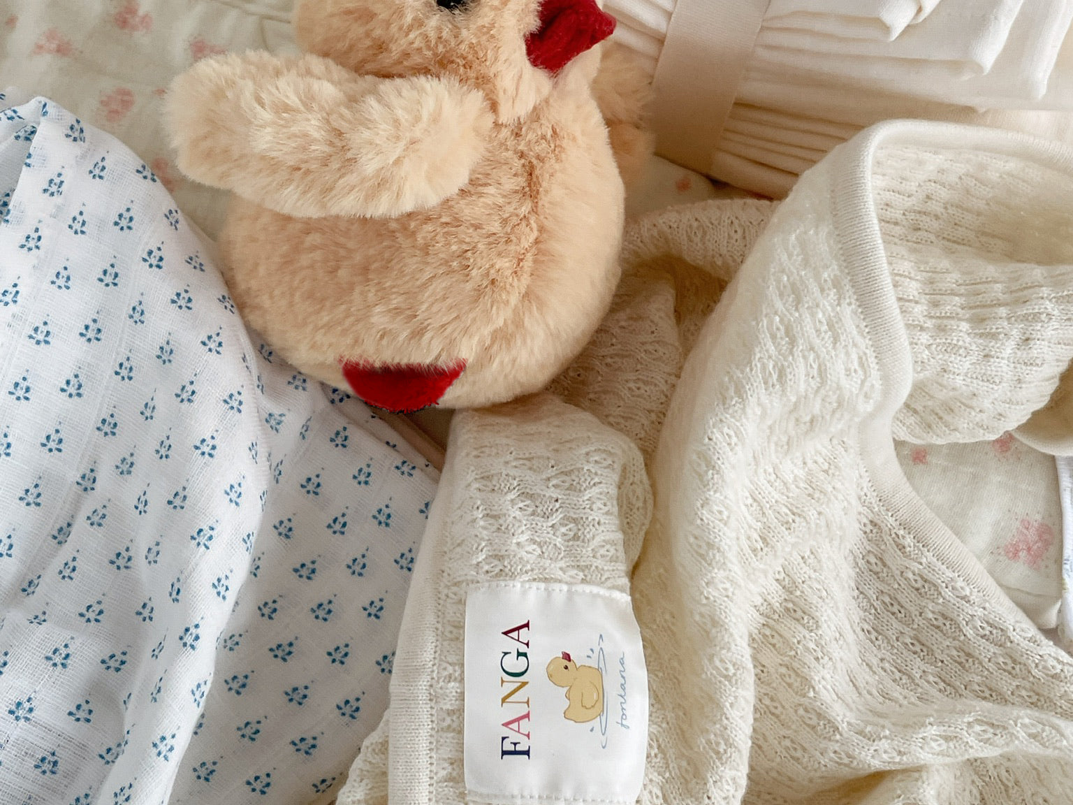 Konges Sløjd A/S MUSLIN CLOTHS punto blu