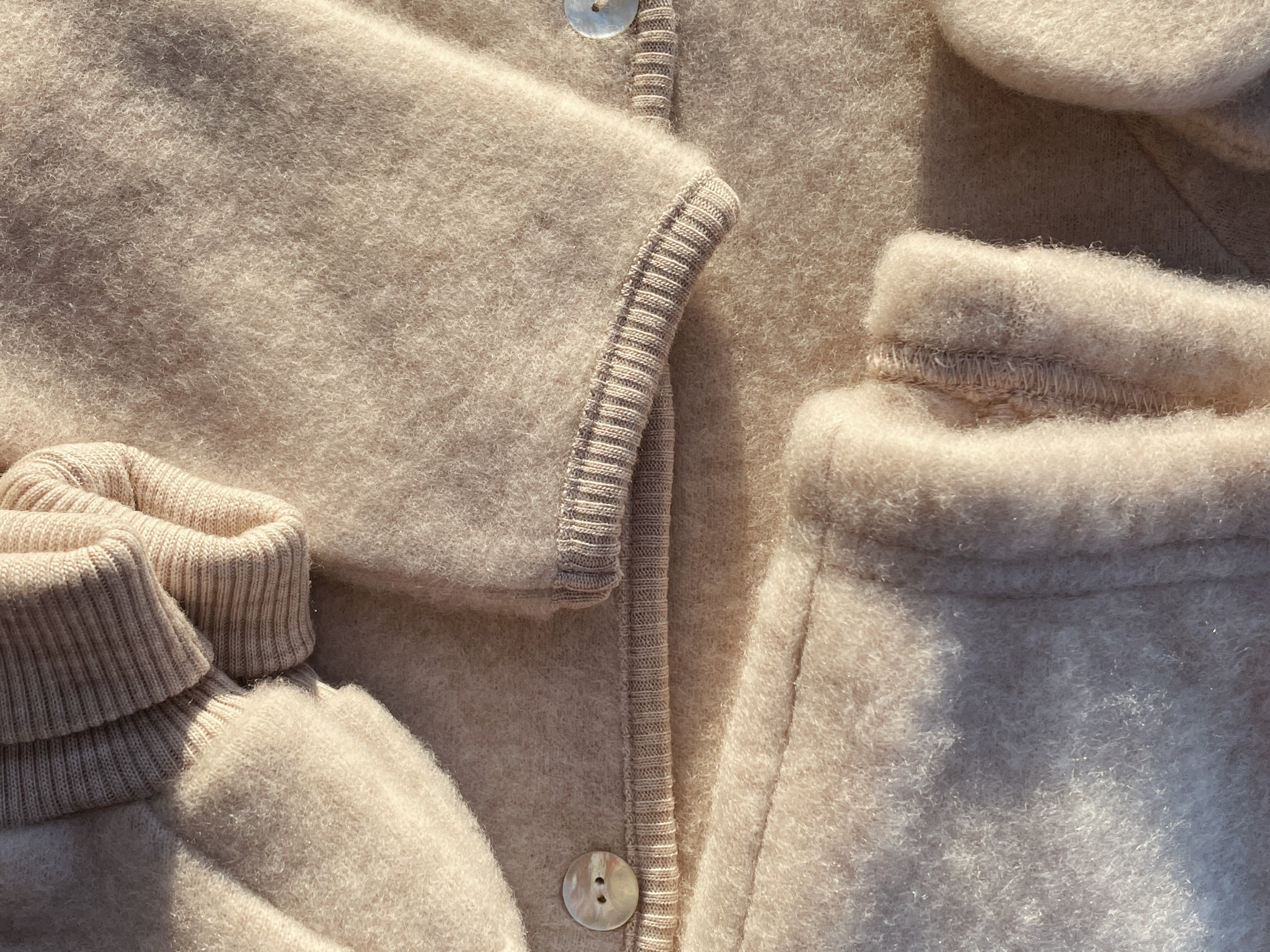Konges Sløjd A/S JACKETS & COATS oatmeal melange
