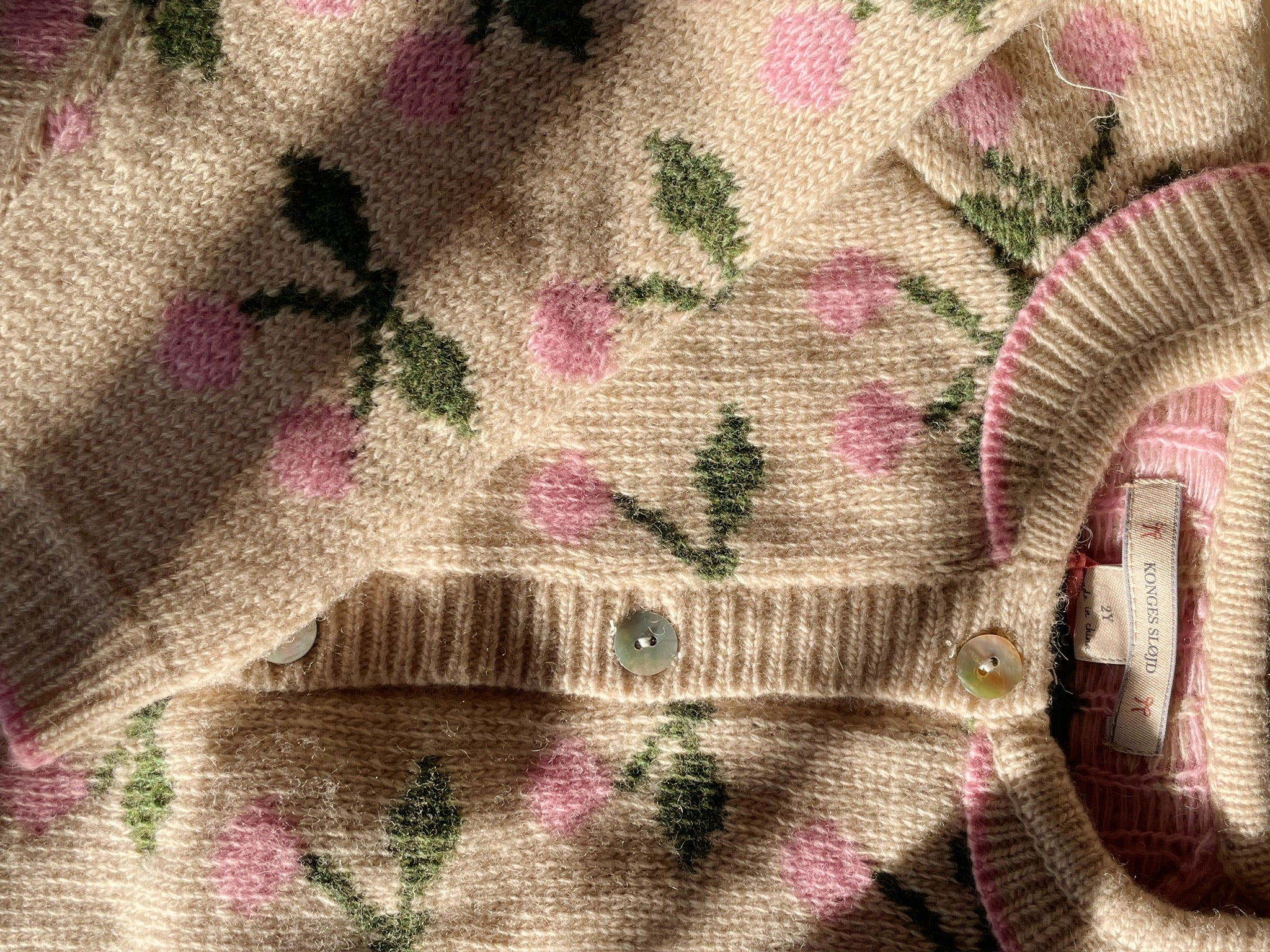 Konges Sløjd A/S KNITTED CARDIGANS cherry