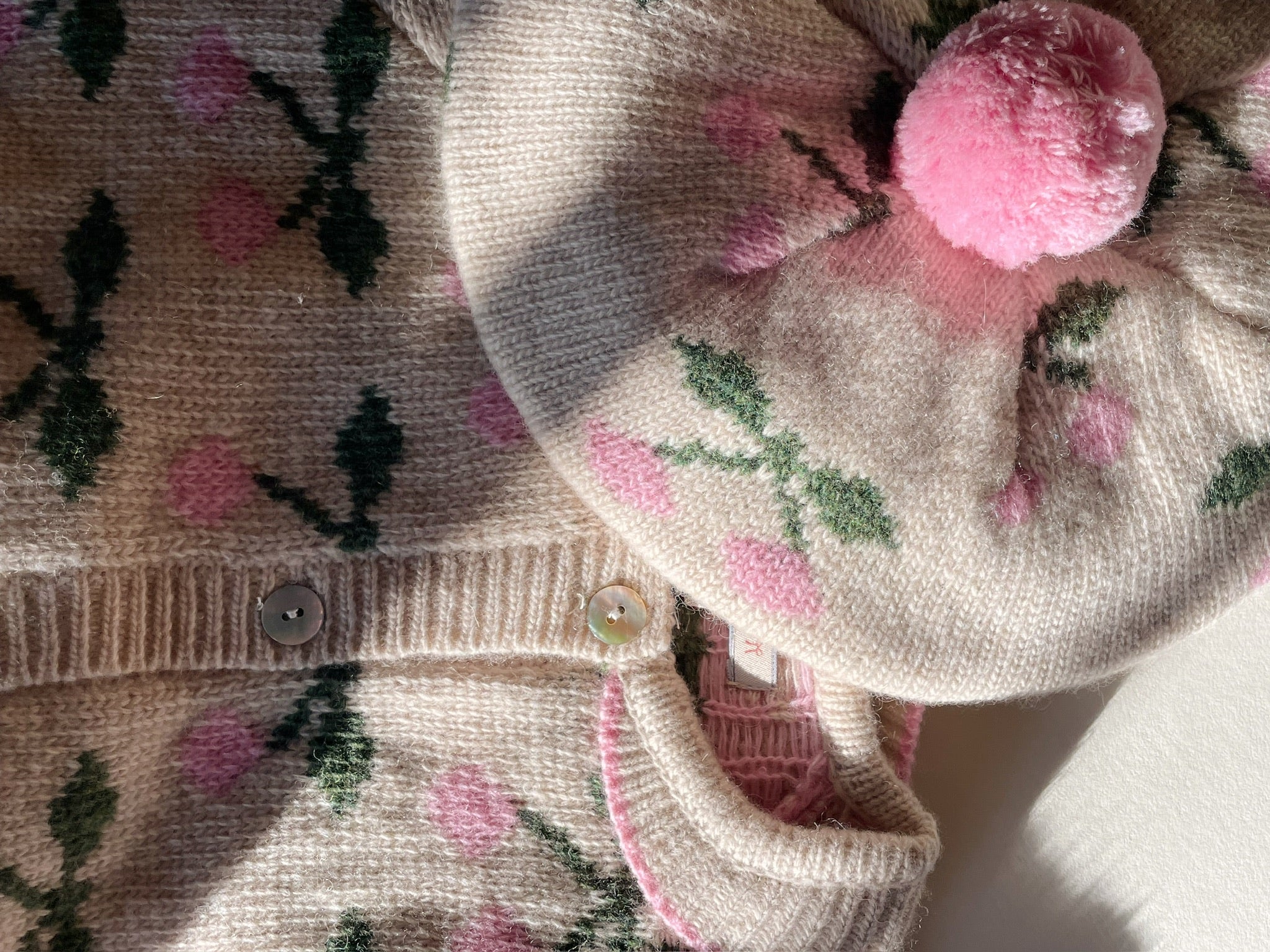 Konges Sløjd A/S KNITTED CARDIGANS cherry
