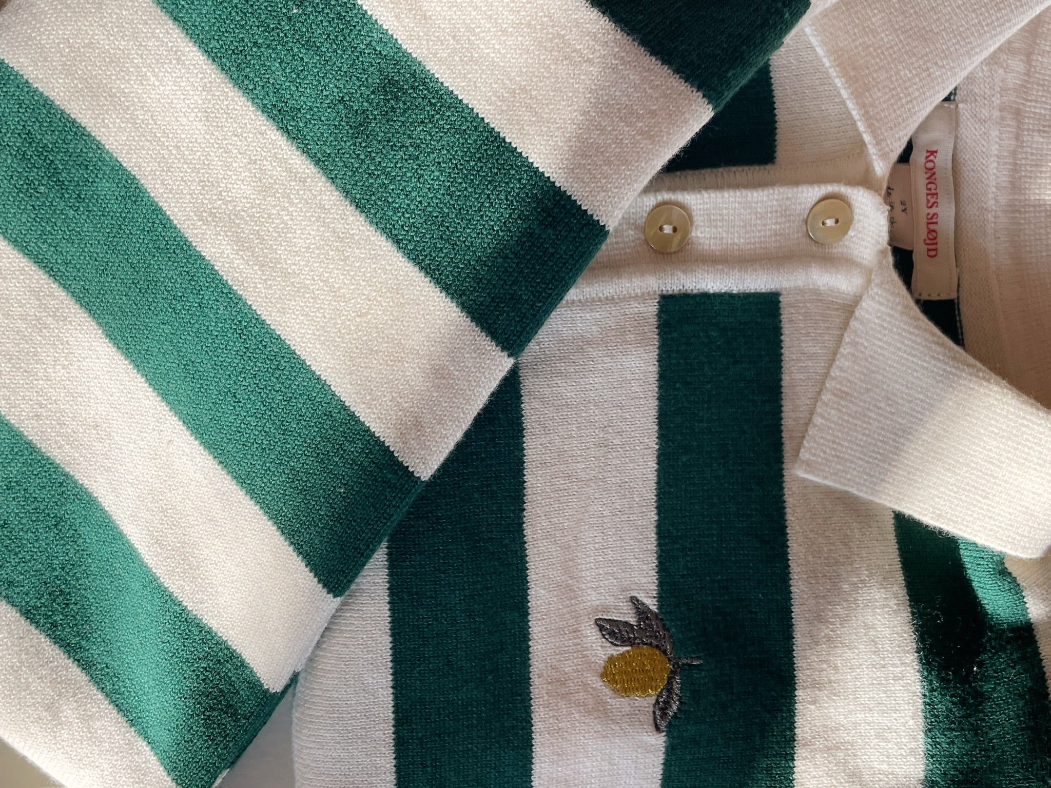 Konges Sløjd A/S KNITTED PANTS pine grove stripe