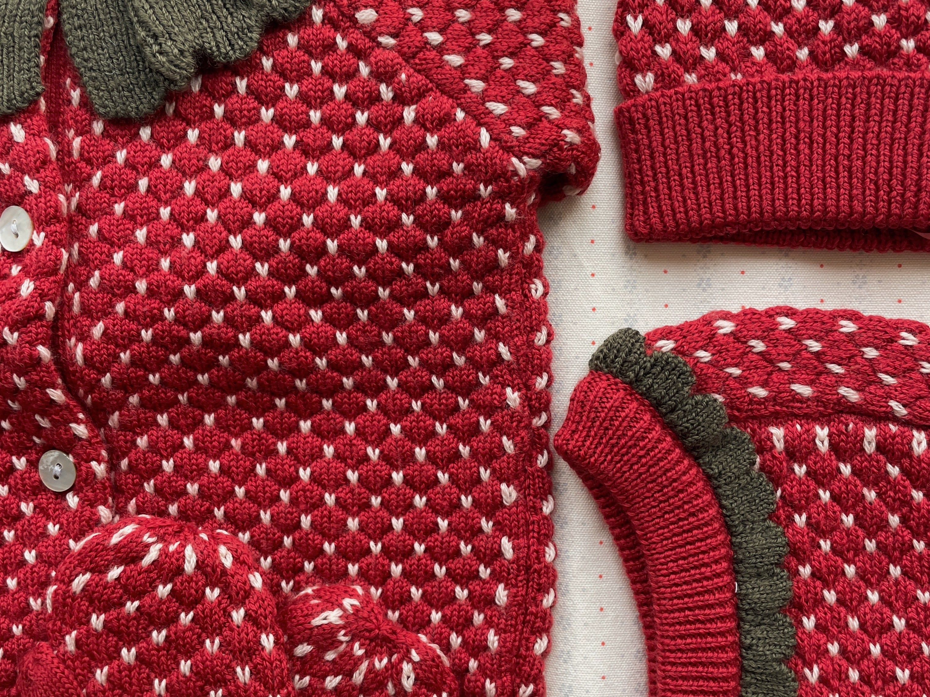 Konges Sløjd A/S KNITTED CARDIGANS barbados cherry
