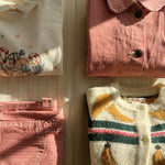 Konges Sløjd A/S WOVEN JACKETS & VESTS milk rouge stripe