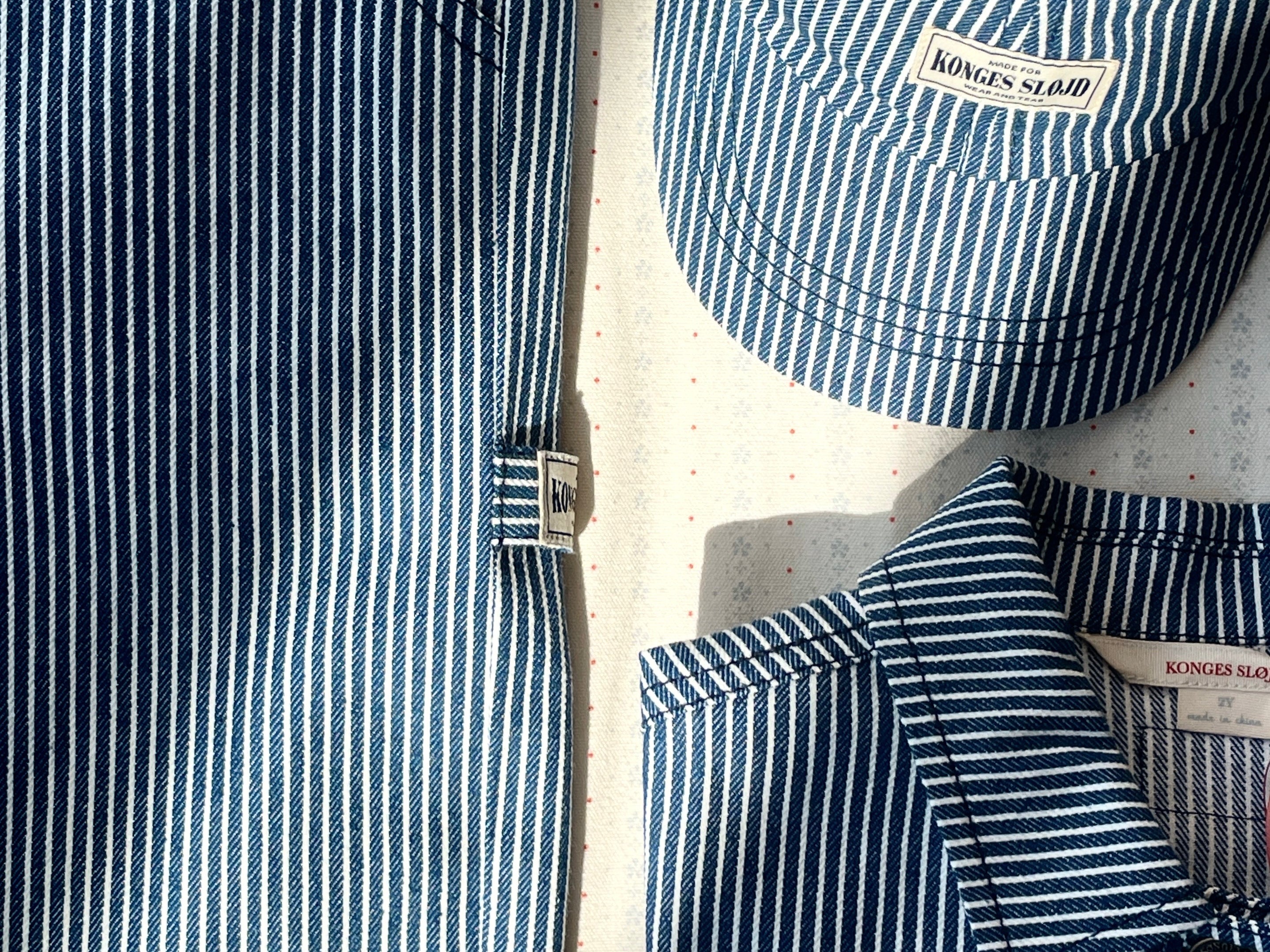 Konges Sløjd A/S WOVEN JACKETS & VESTS blue stripe