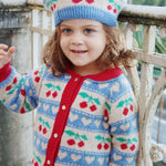 Konges Sløjd A/S KNITTED CARDIGANS cherry stripe