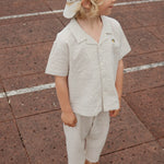 Konges Sløjd A/S WOVEN PANTS quarry stripe