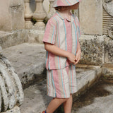 Konges Sløjd A/S WOVEN SHORT SLEEVE SHIRTS stan stripe