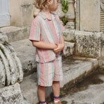Konges Sløjd A/S WOVEN SHORT SLEEVE SHIRTS stan stripe