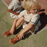 Konges Sløjd A/S WOVEN SHORT SLEEVE SHIRTS antique white