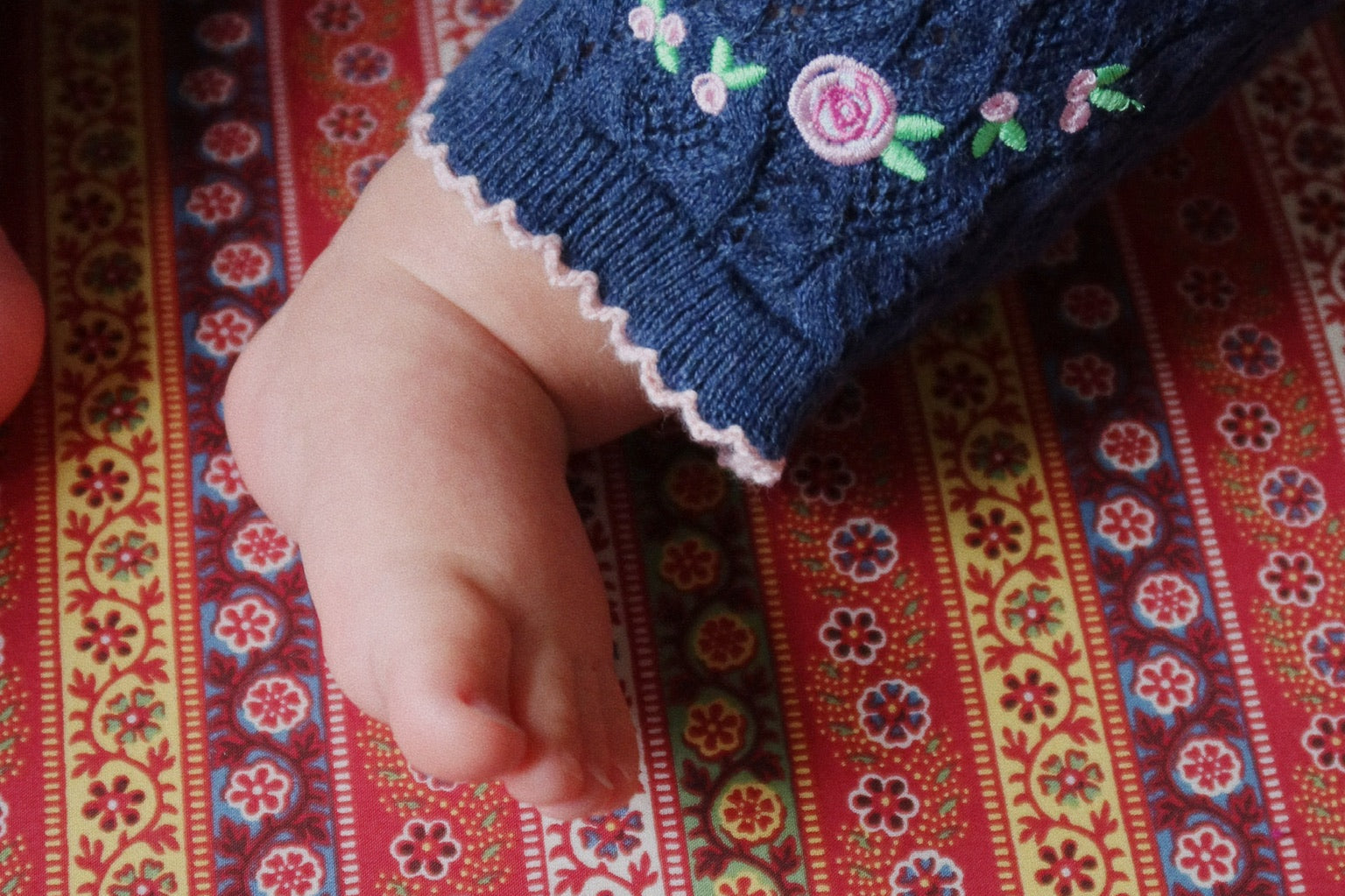 Konges Sløjd A/S KNITTED PANTS ensign blue