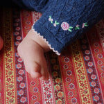 Konges Sløjd A/S KNITTED PANTS ensign blue