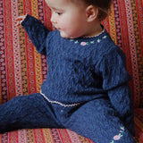 Konges Sløjd A/S KNITTED BLOUSES & VESTS ensign blue