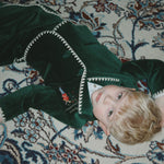 Konges Sløjd A/S WOVEN PANTS dark green
