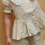 Konges Sløjd A/S WOVEN SHORT SLEEVE SHIRTS ciel mirage