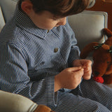 Konges Sløjd A/S WOVEN JACKETS & VESTS blue stripe