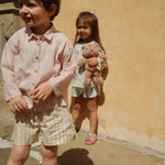 Konges Sløjd A/S WOVEN SHORTS & BLOOMERS soleil/bleu/basil stripe