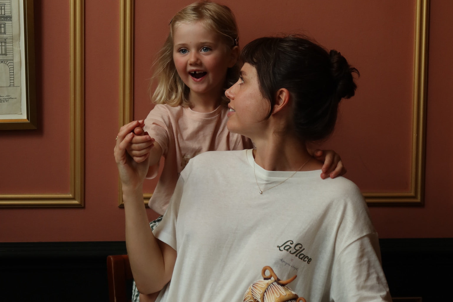 Konges Sløjd A/S JERSEY T-SHIRTS cameo rose