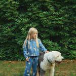 Konges Sløjd A/S WOVEN PANTS bow kitty denim