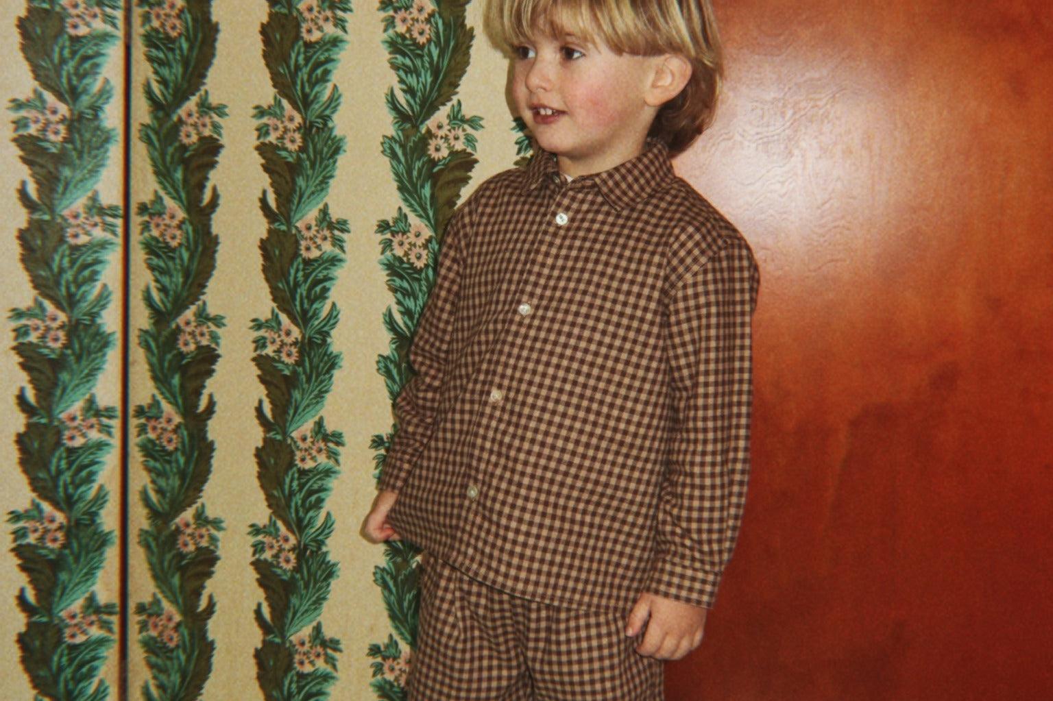 Konges Sløjd A/S WOVEN PANTS chocolate check