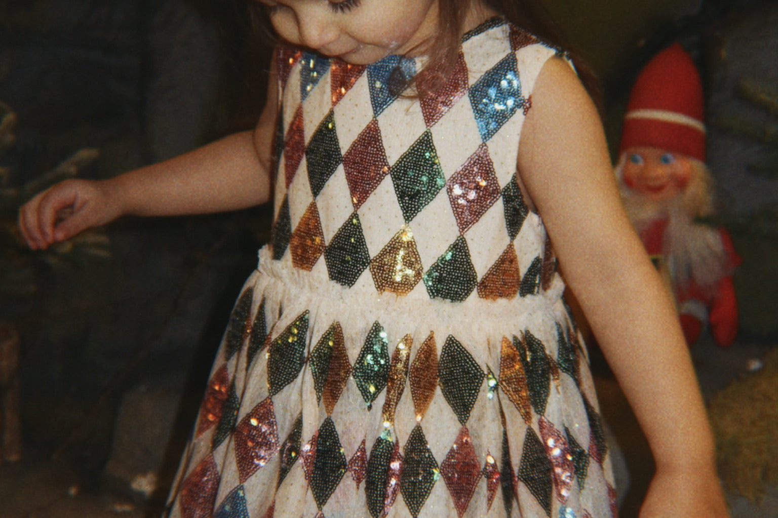 Konges Sløjd A/S WOVEN DRESSES harlekin sequin