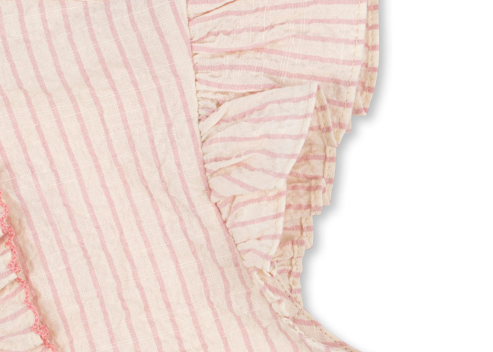 Konges Sløjd A/S WOVEN SHORT SLEEVE SHIRTS peony stripe