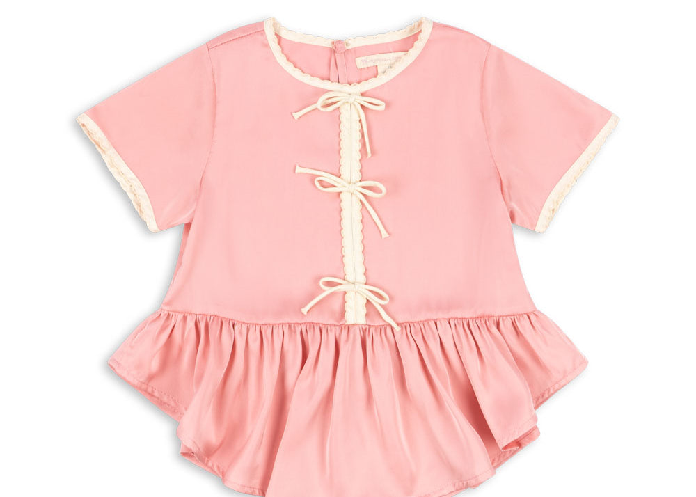 Konges Sløjd A/S WOVEN SHORT SLEEVE SHIRTS peony
