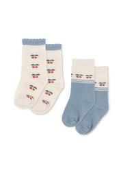 Konges Sløjd A/S SOCKS cherry mix