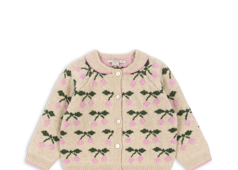 Konges Sløjd A/S KNITTED CARDIGANS cherry