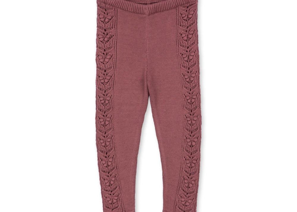 Konges Sløjd A/S KNITTED PANTS deco rose
