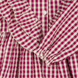 Konges Sløjd A/S WOVEN DRESSES sangria/butter check