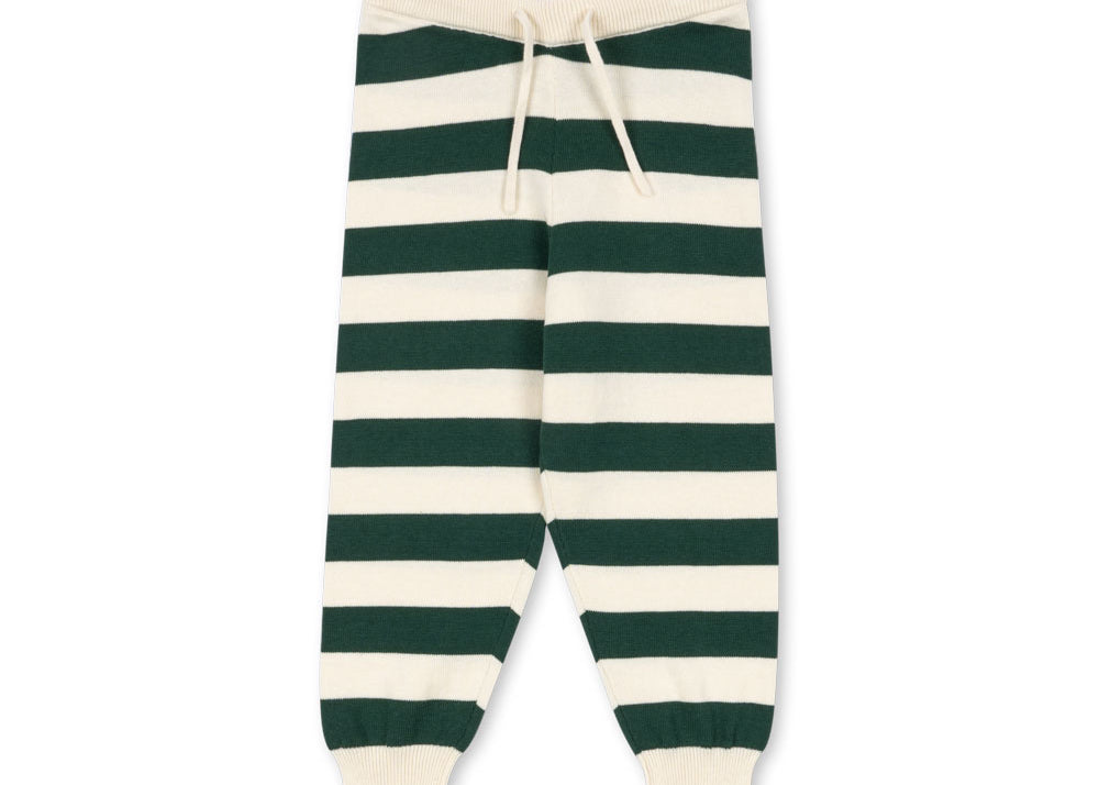 Konges Sløjd A/S KNITTED PANTS pine grove stripe