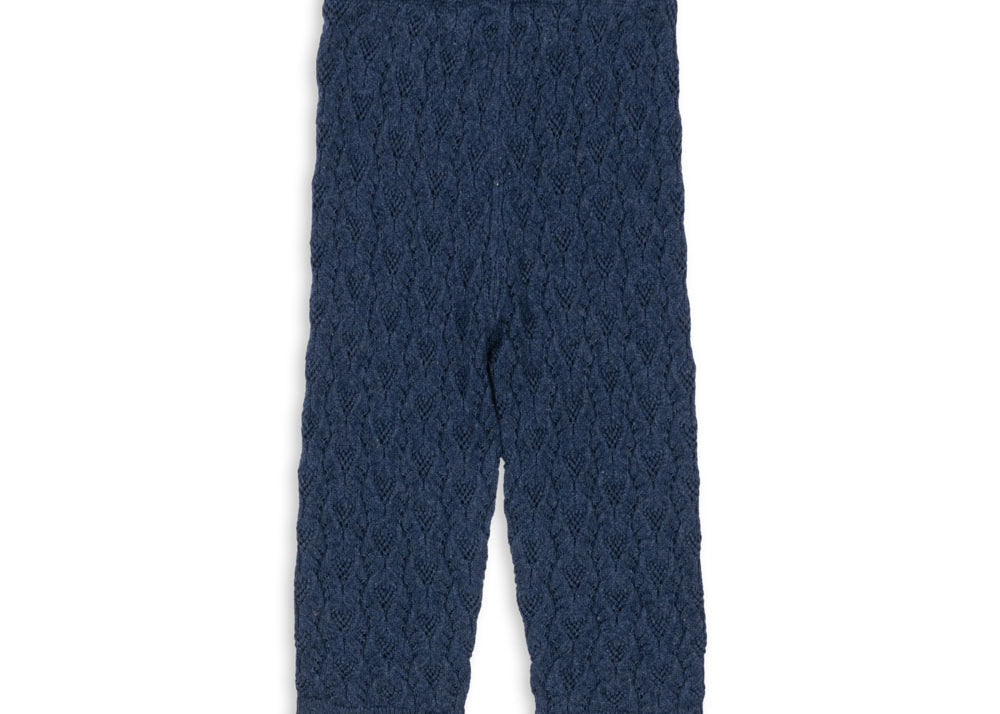 Konges Sløjd A/S KNITTED PANTS ensign blue