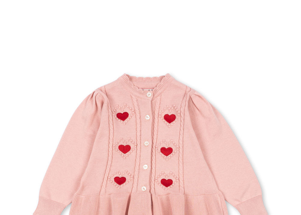 Konges Sløjd A/S KNITTED CARDIGANS silver pink