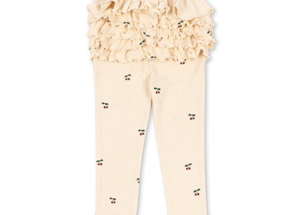 Konges Sløjd A/S JERSEY PANTS cherry