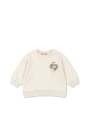 Konges Sløjd A/S JERSEY BLOUSES off white melange