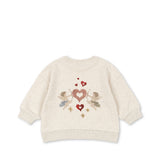 Konges Sløjd A/S JERSEY BLOUSES off white melange