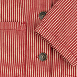 Konges Sløjd A/S WOVEN JACKETS & VESTS milk rouge stripe