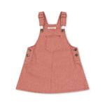 Konges Sløjd A/S WOVEN DRESSES milk rouge stripe