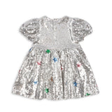 Konges Sløjd A/S WOVEN DRESSES star sequin silver