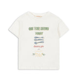 Konges Sløjd A/S JERSEY T-SHIRTS off white/on the menu