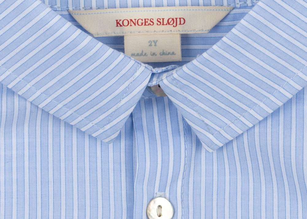Konges Sløjd A/S WOVEN SHIRTS blue stripe
