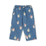 Konges Sløjd A/S WOVEN PANTS bow kitty denim