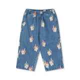 Konges Sløjd A/S WOVEN PANTS bow kitty denim