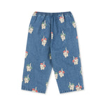 Konges Sløjd A/S WOVEN PANTS bow kitty denim