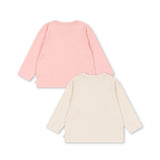 Konges Sløjd A/S JERSEY BLOUSES pink dolphin/antique white