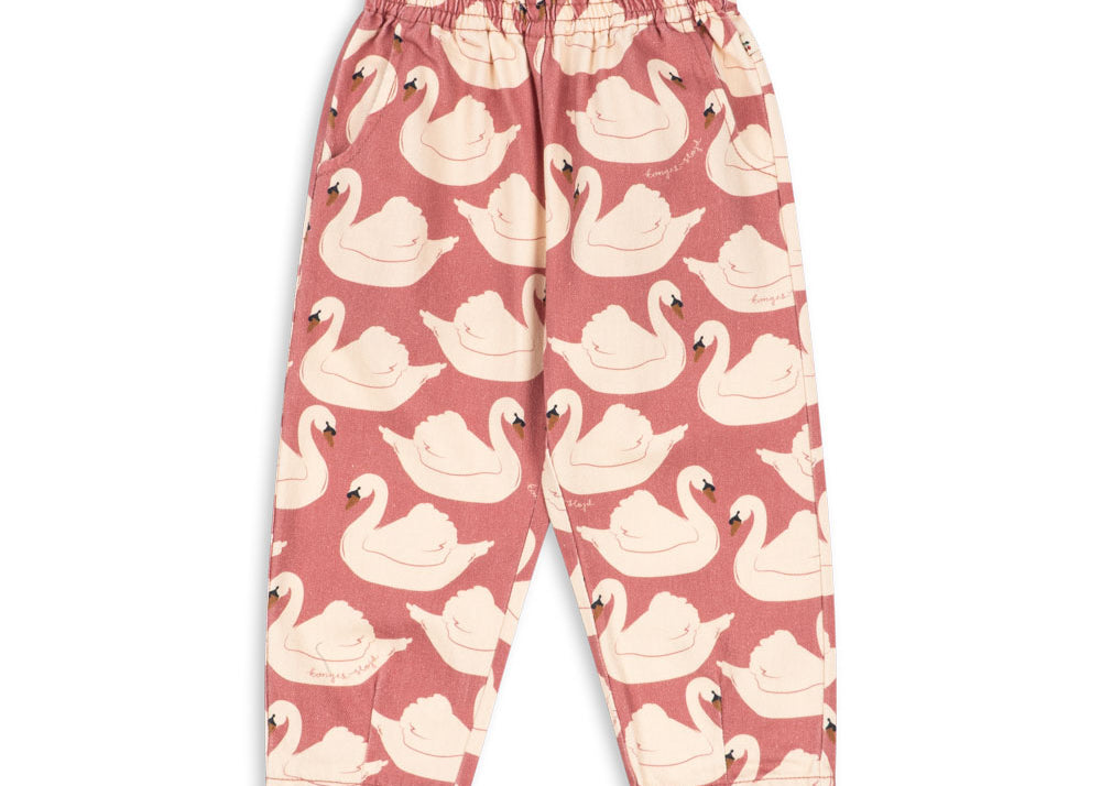 Konges Sløjd A/S WOVEN PANTS swan rose