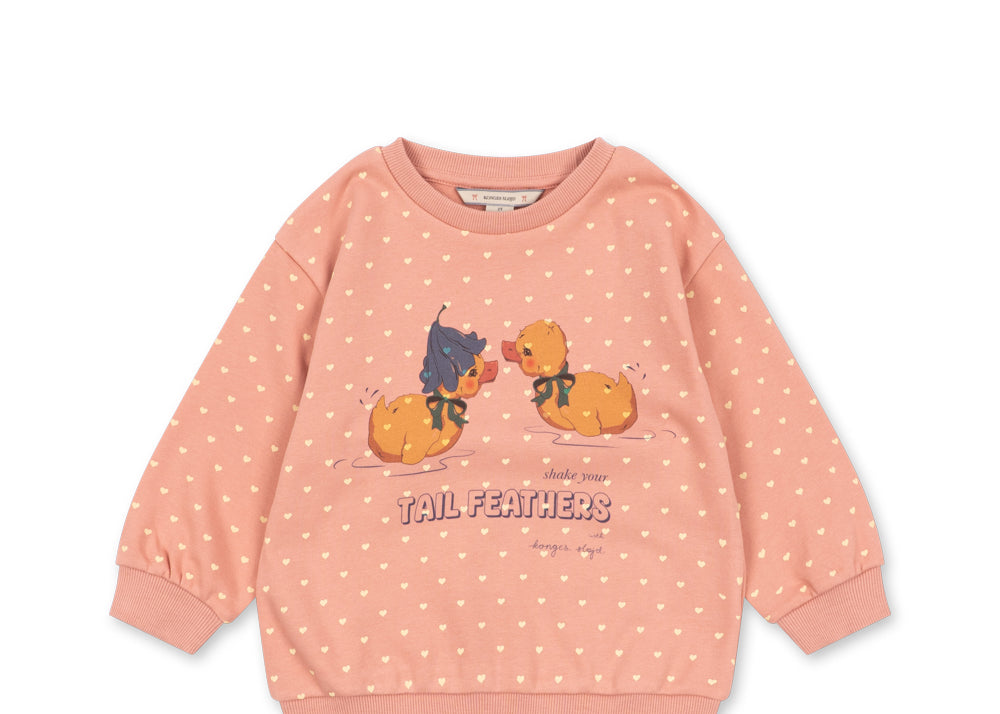 Konges Sløjd A/S JERSEY BLOUSES coeur feathers