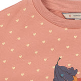 Konges Sløjd A/S JERSEY BLOUSES coeur feathers